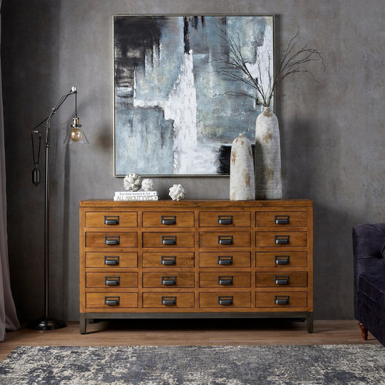 Maison Elegante The Draftsman Collection 20 Drawer Merchant Chest