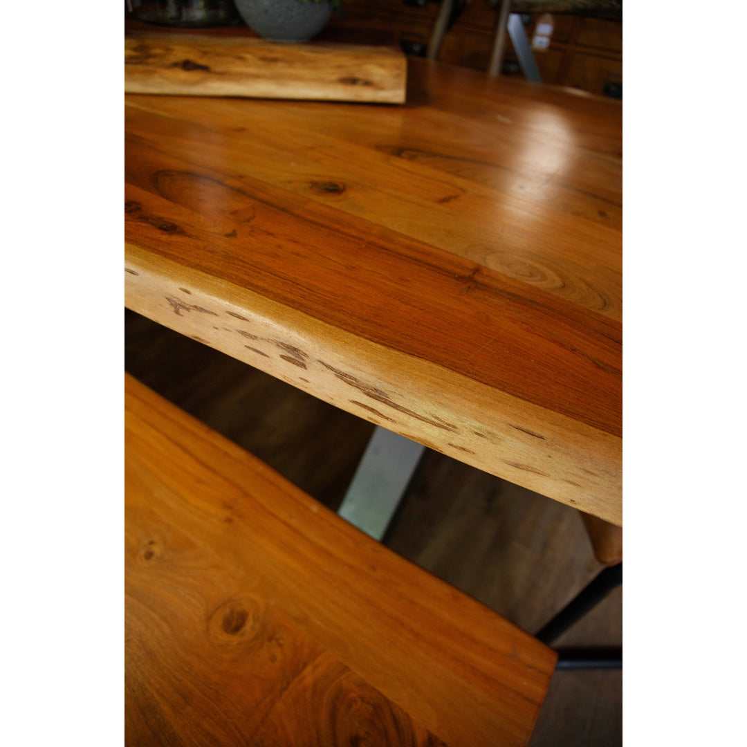 Maison Elegante Live Edge Collection Dining Table