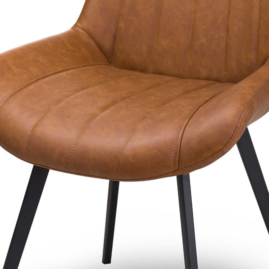 Maison Elegante Malmo Tan Dining Chair