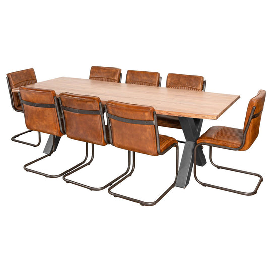 Maison Elegante Live Edge Large Dining Table