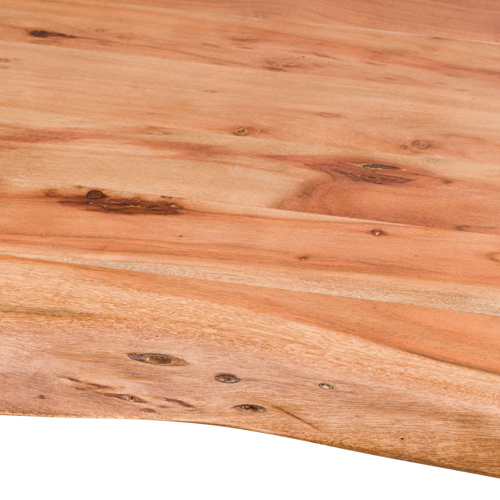 Maison Elegante Live Edge Collection Square Dining Table