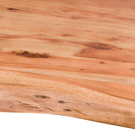 Maison Elegante Live Edge Collection Square Dining Table