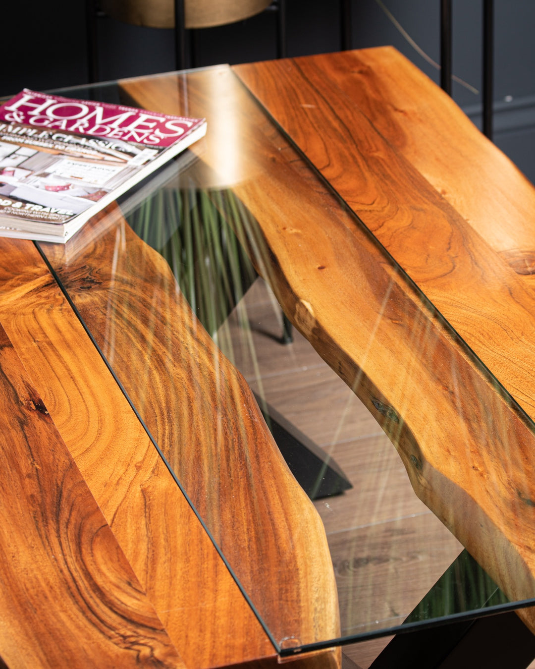 Maison Elegante Live Edge Collection River Coffee Table
