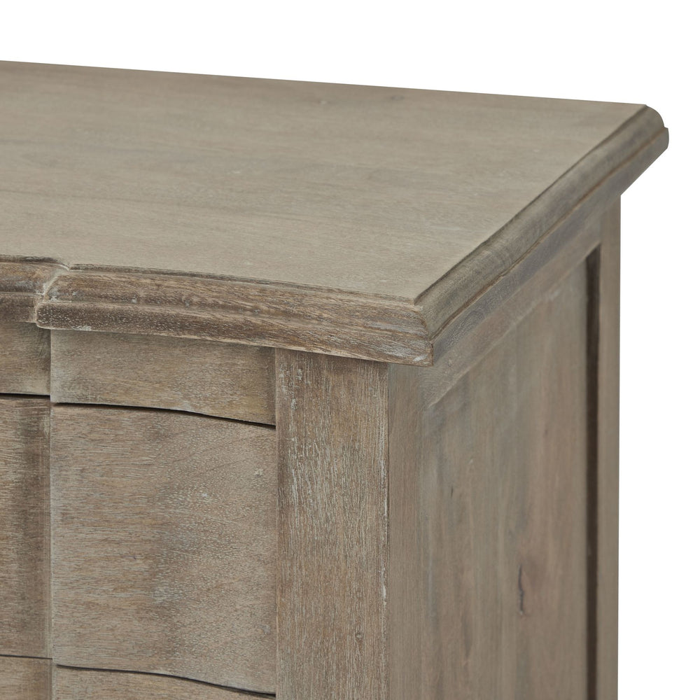 Maison Elegante Copgrove Collection 3 Drawer Bedside Table