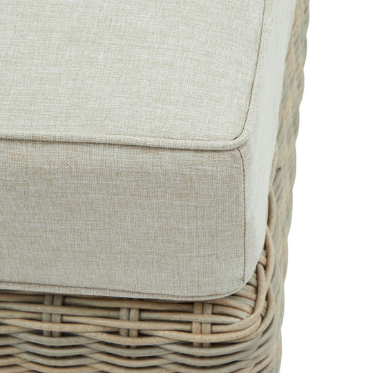 Maison Elegante Capri Collection Outdoor Footstool