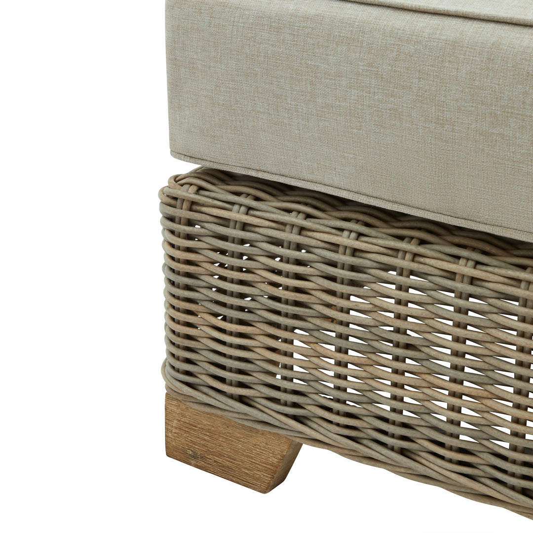 Maison Elegante Capri Collection Outdoor Footstool