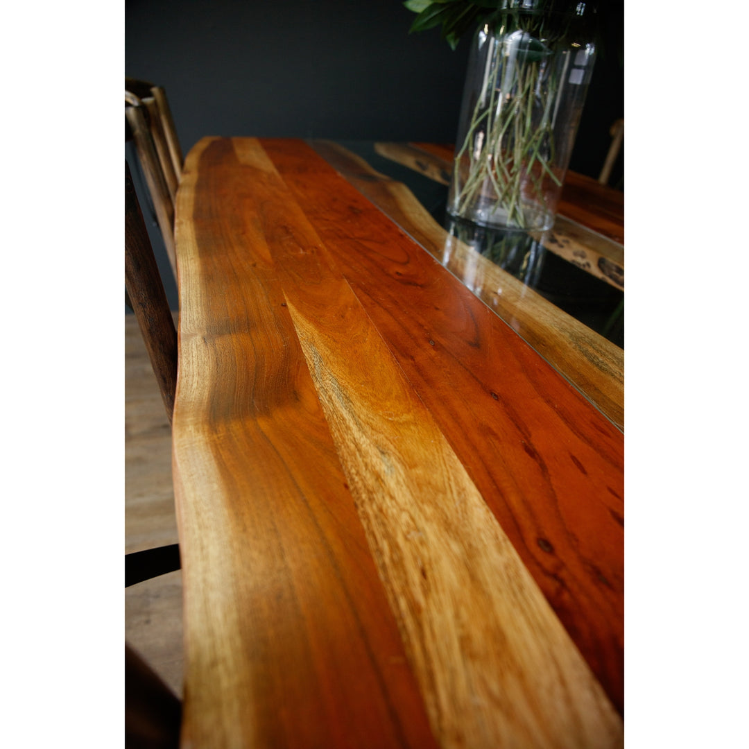 Maison Elegante Live Edge Collection Large River Dining Table