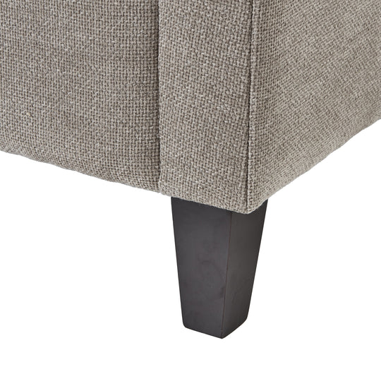 Maison Elegante Vesper Taupe Cushion Back Snuggle Chair