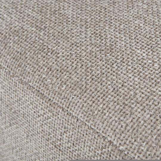 Maison Elegante Vesper Taupe Cushion Back Three Seater Sofa