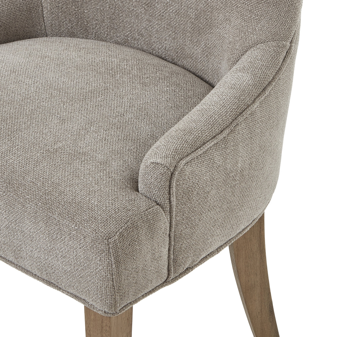 Maison Elegante Brockham Woven Taupe Dining Chair