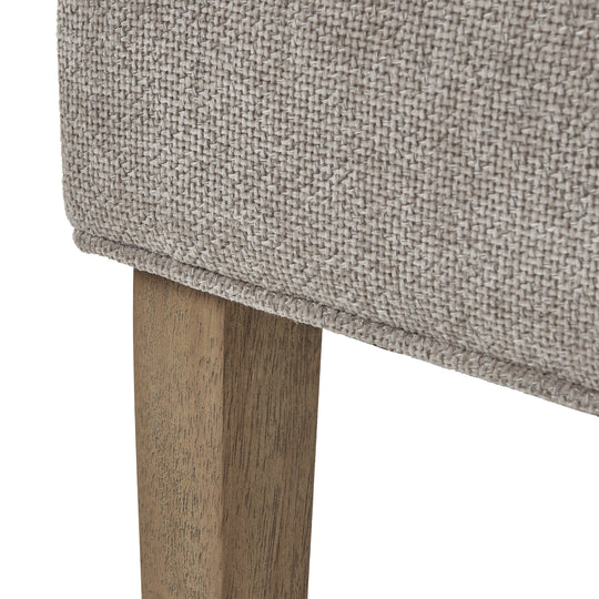 Maison Elegante Brockham Woven Taupe Dining Chair