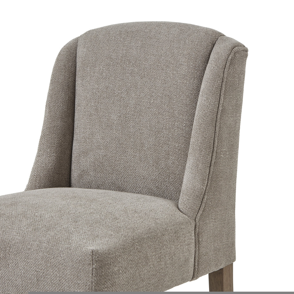 Maison Elegante Crompton Woven Taupe Dining Chair