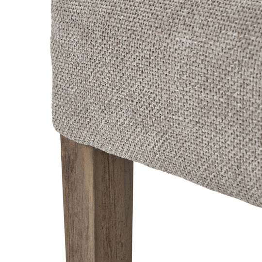 Maison Elegante Crompton Woven Taupe Dining Chair