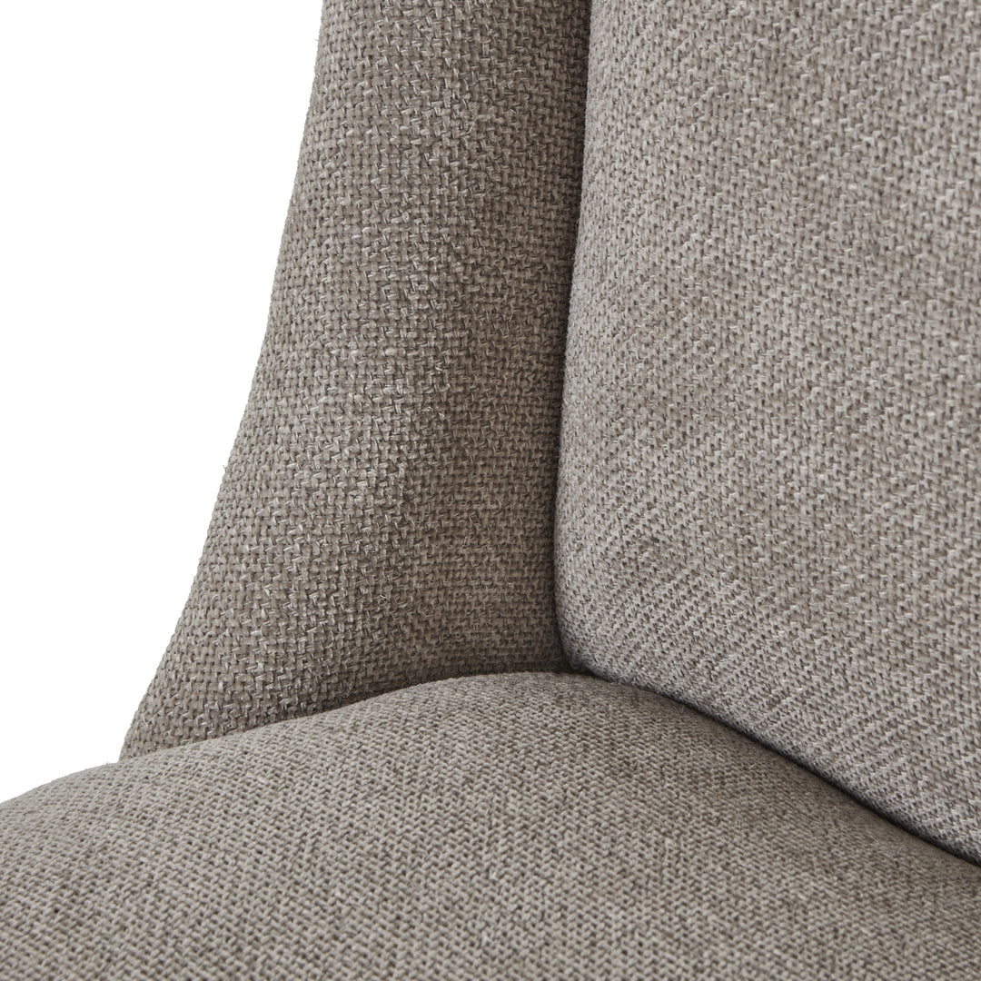 Maison Elegante Crompton Woven Taupe Dining Chair