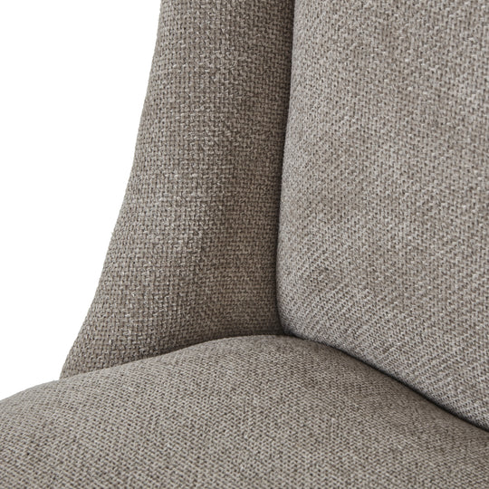 Maison Elegante Crompton Woven Taupe Dining Chair
