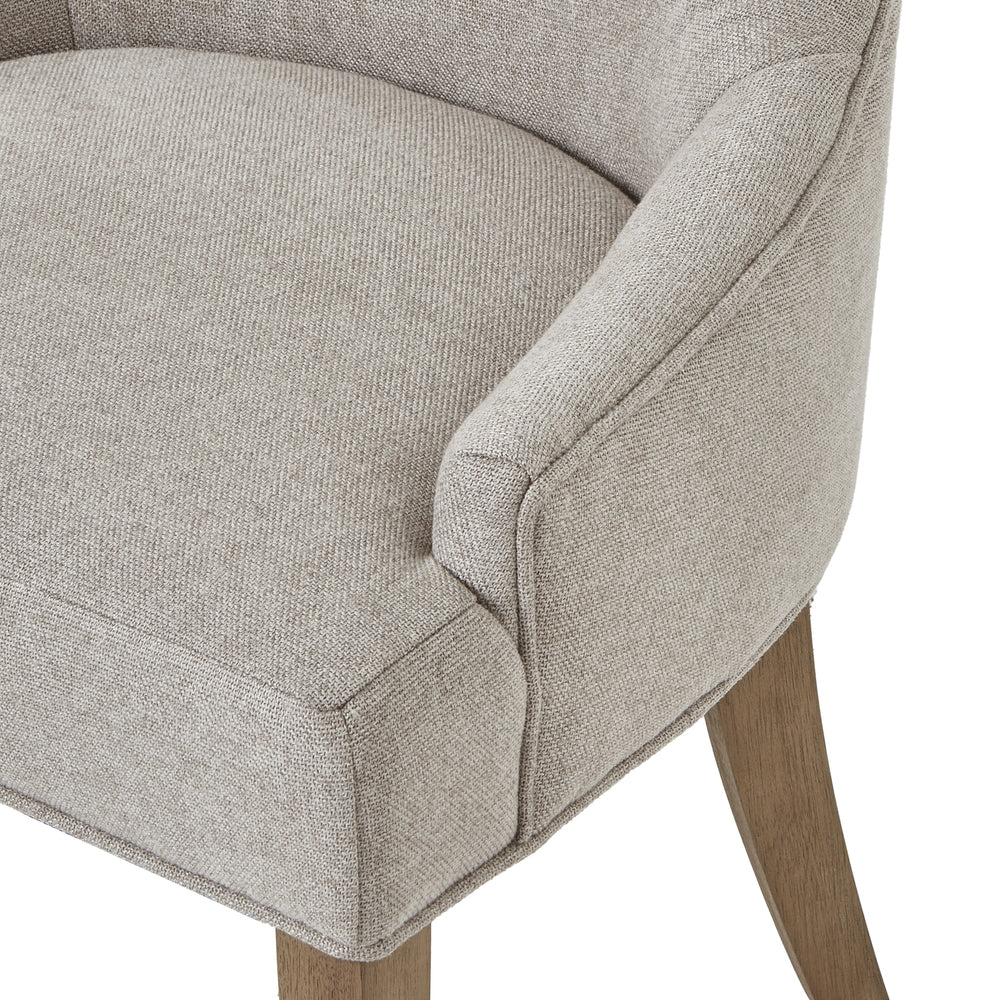 Maison Elegante Brockham Oatmeal Twill Dining Chair