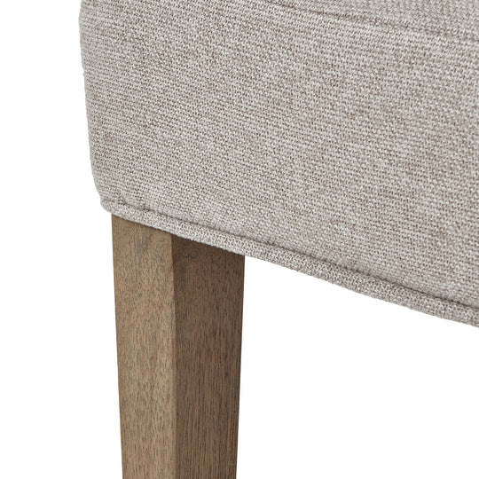 Maison Elegante Brockham Oatmeal Twill Dining Chair