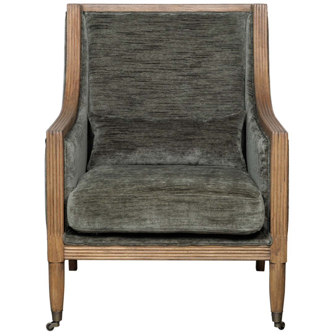 Maison Elegante Albury Olive Armchair