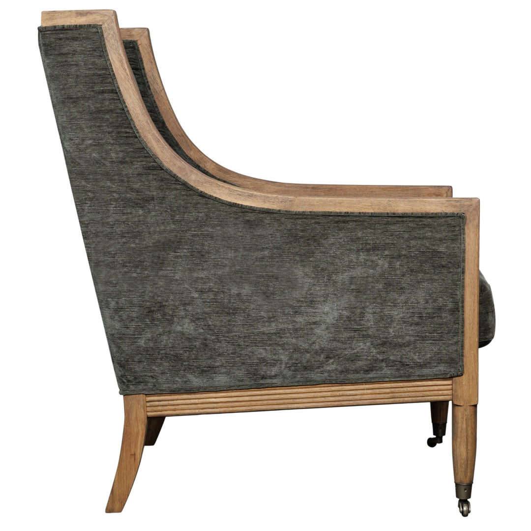Maison Elegante Albury Olive Armchair