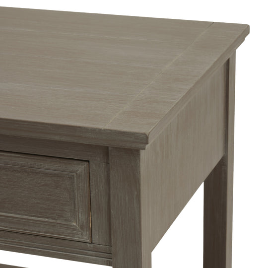 Maison Elegante The Serene Collection One Drawer Side Table