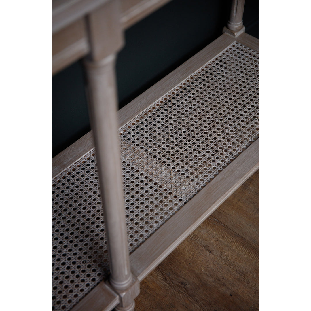 Maison Elegante The Serene Rattan Collection Large Console Table