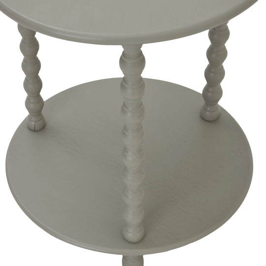 Maison Elegante The Camden Collection Round Side Table