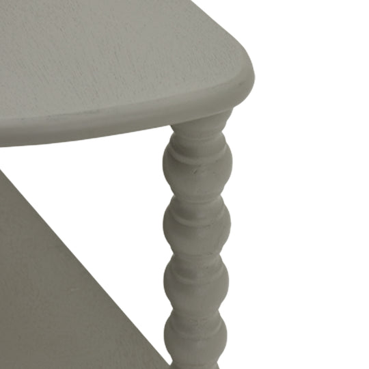 Maison Elegante The Camden Collection Half Moon 3 Tier Table
