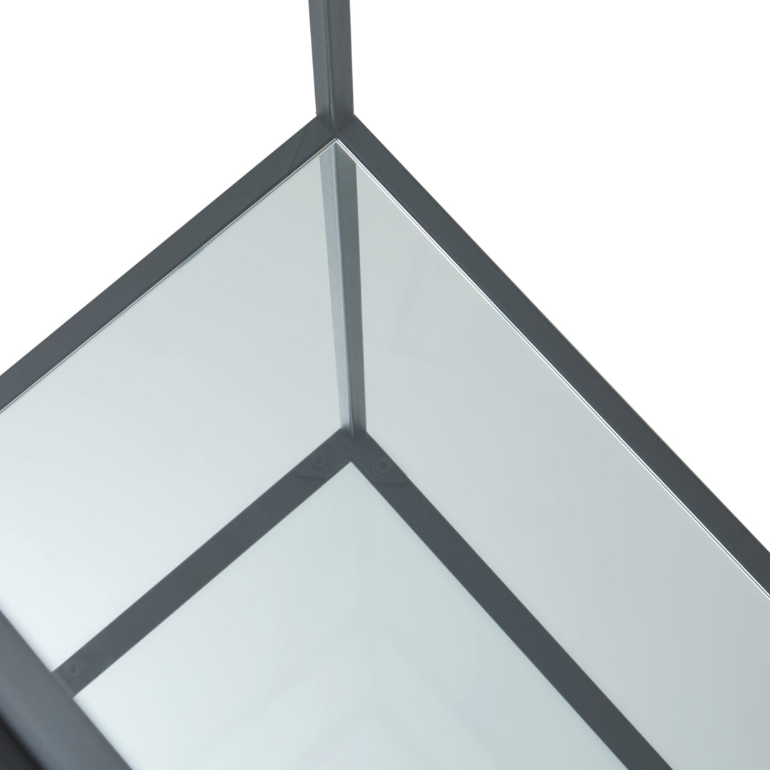 Maison Elegante Lennox Black Framed Console